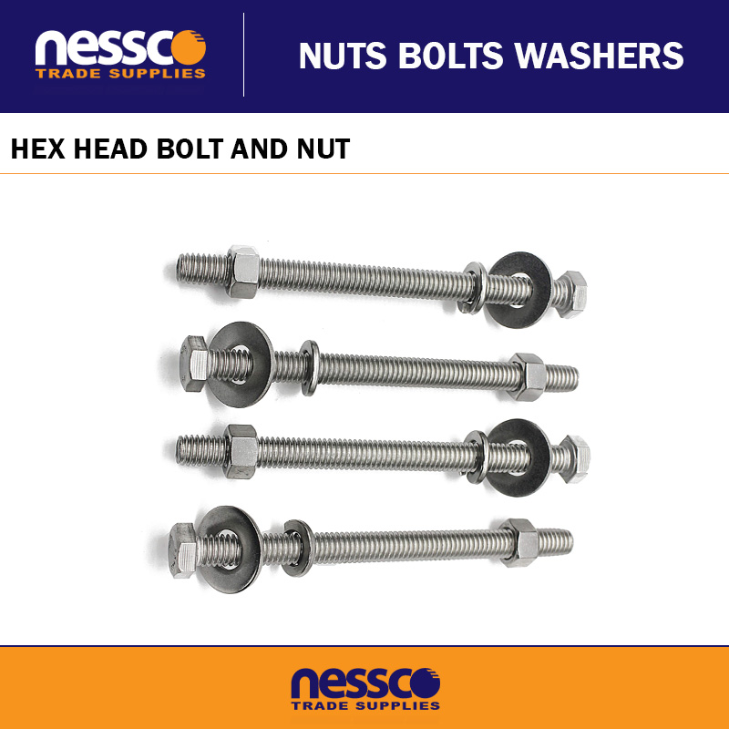 HEX HEAD BOLT AND NUT